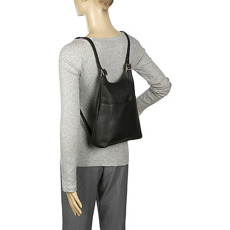 Le Donne Leather Women’s Slim Sling Leather Backpack Amazon.com: Le Donne Leather Women main image 3
