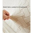 thumbnail image 2 of Gray 200cm(200-220) Headboard Cover Protector Headboard Cover Solid Design Headboard Cover Removable Washable Headboard Bedroom, 2 of 4
