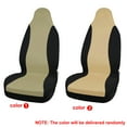 thumbnail image 7 of Unique Bargains Car Auto Front Set Bucket 3D Air Mesh Car Covers Beige Black, 7 of 7