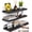 A. Black - Universal Classic Style, variant on Yunmu Furniture Black Floating Shelves 15.7in, Set of 3, Wall Mount Rustic Wood Shelf | Easy Install, Space Saving, Hidden Bracket, Wall Shelving for Lego Plant Dorm Laundry Display