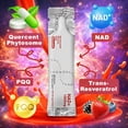 thumbnail image 4 of NAD+ Capsules & NAD Liquid Drink Mix Combo, Nicotinamide Adenine Dinucleotide Booster with NMN Alternative, Resveratrol & Vitamin B3, Cellular Energy & Healthy Aging, Pack 3, 4 of 11