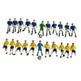 thumbnail image 3 of HILABEE 22 Pieces Miniature Soccer Player Toy Figures Mini Soccer Men Props Crafts Diorama Character Figures for Train Station Layout, 3 of 9