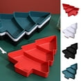 thumbnail image 4 of Christmas Serving Platters Plastic Christmas Tree Shaped Divided Fruit Plate for Parties Sturdy and Multifunctional, 4 of 4