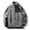 Gray, variant on XWSHYW Winter Jackets for Men Men Wintertime Warm Stand Collar Long Sleeve Padded Clothes Coat Jackets
