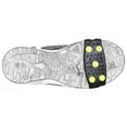 thumbnail image 4 of 2 Pairs 5 Spike Ice Cleats For Shoes Non-Slip Studded Traction Overshoes One Size Fits Most For Winter Walking Safety And Snow Ice Traction, 4 of 7