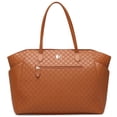 thumbnail image 1 of Bolso Weekender ELLE Compass de Cuero Vegano 32L Marrón, 1 of 9
