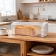 thumbnail image 5 of CaiYueKe Bread Storage Container Plastic Bread Box with Airtight Lid Loaf Bread Keeper Sandwich Bread Dispenser Loaf Storage Bread Saver Bread Holder for Homemade Bread, 5 of 9