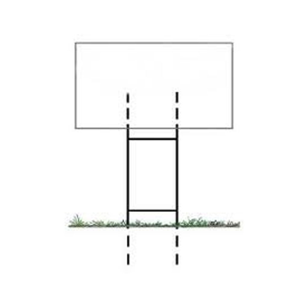 VictoryStore Standard H Frame Wire Stakes, 10" x30" Pkg of 50, - Yard Sign Stake - Use with 4mm Corrugated Signs, Made of Zinc