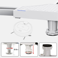 thumbnail image 3 of 2X Support de Machine à Laver, Séchoir Réfrigérateur Piédestal, Longueur Réglable, Charge 300Kg Anti-Vibration Anti-Bruit, 3 of 7