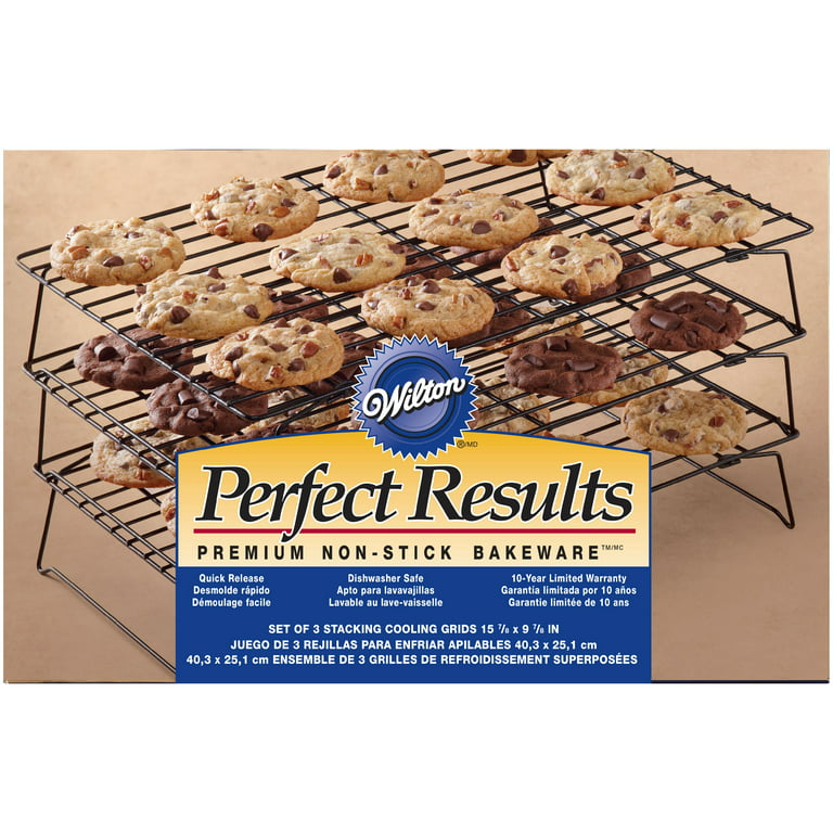 Wilton Perfect Results Premium Non-Stick Bakeware Cookie Baking Sheets Set, 2-Piece