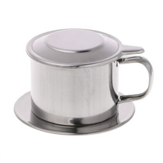QIFEI 50ml Vietnamese Coffee Maker, Stainless Steel Coffee Vietnamese  Coffee Filter Vietnam Coffee Dripper for making Vietnamese Style at Home  Office 