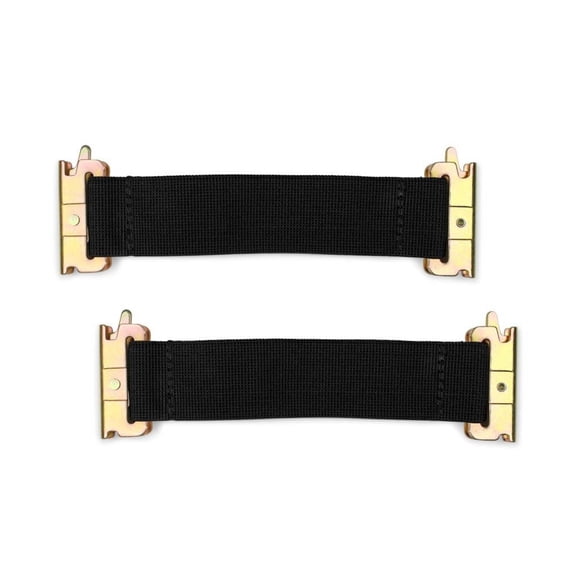 DC Cargo Mall 2 Bungee Tie-Down Straps for E-Track - 8 Inch Long - Secure Tools to Enclosed Trailer Walls - E-Track Accessories - Organization and Storage