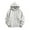 Gray, variant on Dgankt Mens Hoodies Solid Color Hooded Cardigan Loose Casual Sports Zipper Sweatshirt Jacket,Size S-3XL