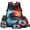 Ice Fire Flame Basketball, variant on Yspwyqan Ice Fire Basketball 4Pcs Kids Backpack Set with Lunch Box Pencil Case Water Bottle Bag, Lightweight Bookbag Fits 13 Inch Laptop for Elementary School