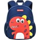thumbnail image 1 of Mochila para niños pequeños con correa Mochila de dinosaurio para niños pequeños en edad preescolar para niños y niñas (dinosaurio azul rojo), 1 of 5