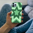 thumbnail image 2 of Shangniulu Cute Case Green Stars Coffee Latte Print Shockproof Protective Case Soft TPU Hard Back Anti-Scratch Cover for iPhone 13 Pro, 2 of 4