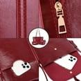 thumbnail image 6 of Women Synthetic Leather 4Pcs Handbag Set Tote Bag Fashion Shoulder Bag Hobo Top Handle Satchel Purse Wallet Clutch, 6 of 6