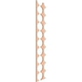 thumbnail image 3 of Ekena Millwork 47"H x 1/4"T Pandora Adjustable Wood Decorative Slat Wall Panel Kit, Alder (contains 16 Slats + 1 Straight Edge Starter Slat), 3 of 16