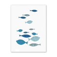 thumbnail image 4 of 3Pcs Canvas Wall Art Painting Cartoon Fishes Printed Picture Home Office Decor, 4 of 4