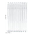 thumbnail image 3 of Gallickan Clear Gel Pen Refillable Barrel, 10-Pack Transparent Empty Pen Body for DIY Ink Refill, and Office Use, Clear, 3 of 8