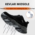 thumbnail image 5 of AUXDIQ Safety Trainers Men Women Steel Toe Cap Work Shoes Comfy Construction Industrial Sneakers, 5 of 6