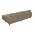 thumbnail image 5 of Miekor Furniture Savannah Modular Corduroy Sectional Sofa with Ottoman MK6739, 5 of 9