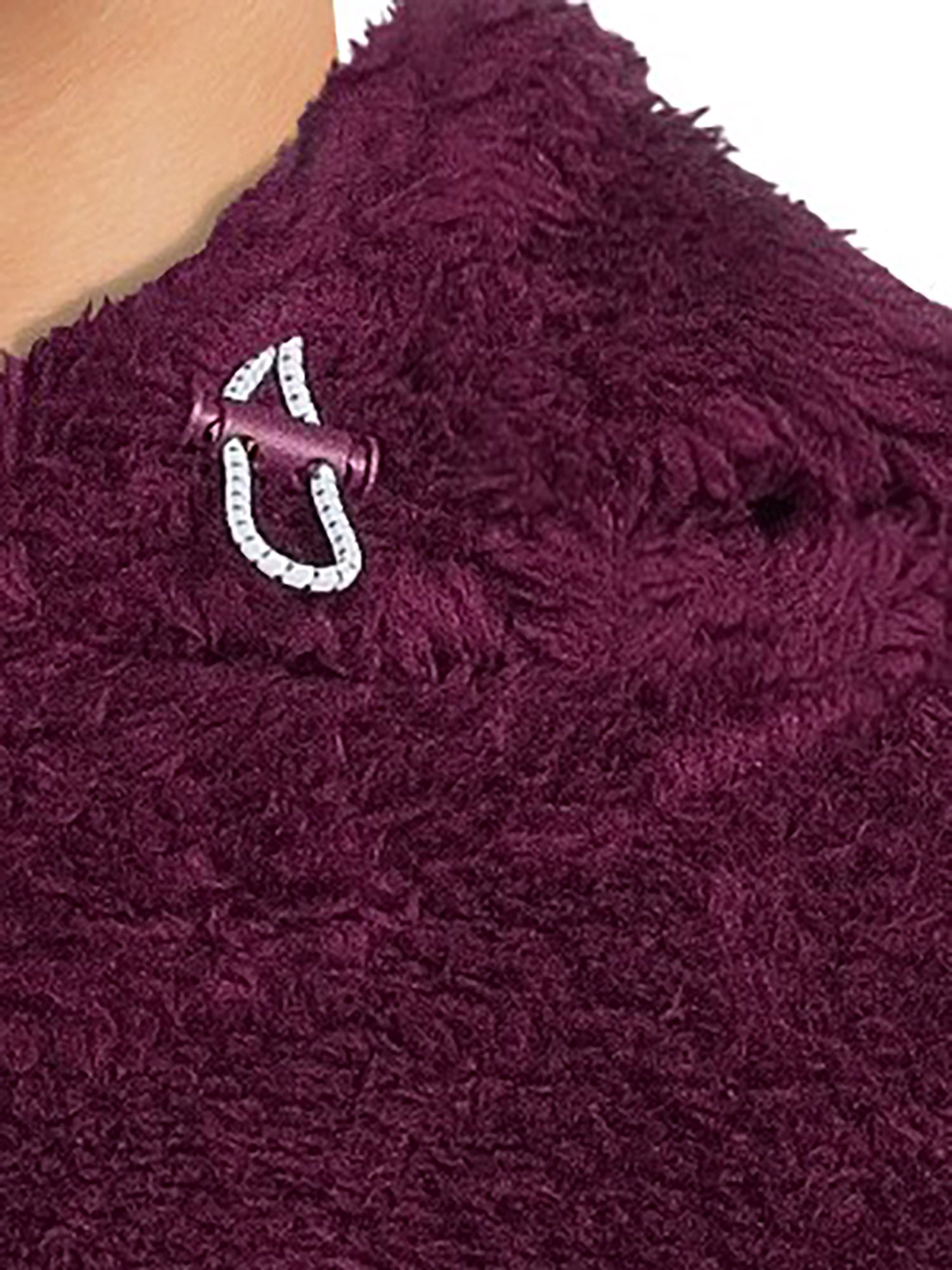 Athletic Works Women's Faux Sherpa Pullover Hoodie