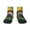 1 Black, variant on Flower Crown Guinea Pig Pattern Quarter Crew Socks,Toe Seamed Ankle Socks,Cotton Cushioned Breathable Athletic Crew Sports Socks