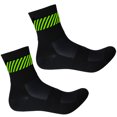 thumbnail image 2 of Calcetines deportivos unisex elásticos y transpirables para actividades al aire libre, montar a caballo, correr (negro, verde, L), 2 of 8