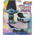 thumbnail image 3 of Hot Wheels Character Cars with Spongebob Squarepants Trolls Rugrats Set of 6 Diecast Vehicles HHB74-956P, 3 of 7