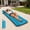 Blue, variant on Step-On Self-Inflating Sleeping Pad With Built-In Foot Pump - Portable Camping Mattress 76x27x3.1in Waterproof Outdoor Nap Cushion For Backpacking Hiking Travel 4 Colors