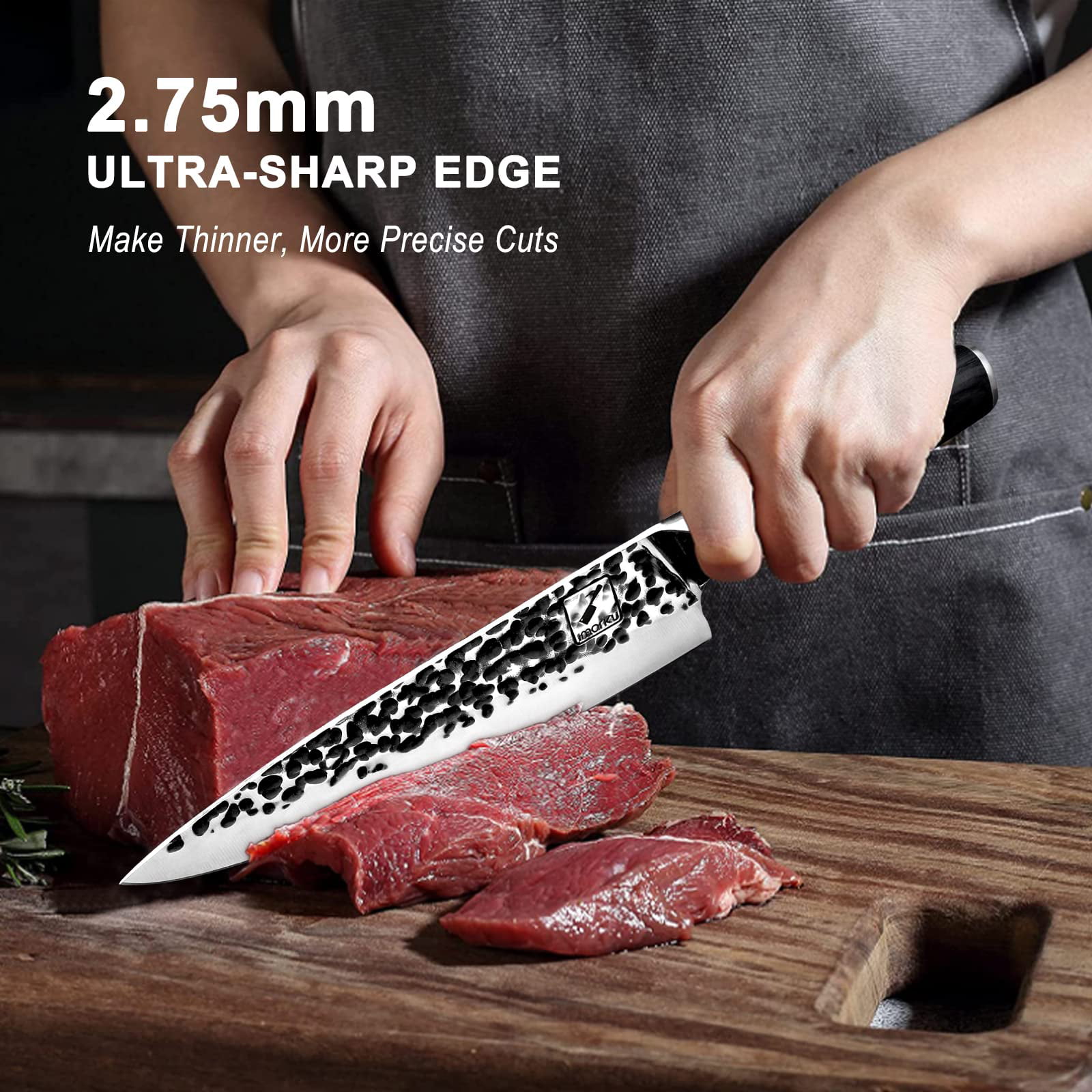 imarku Japanese Chef Knife - Sharp Kitchen Knife 8 Comoros