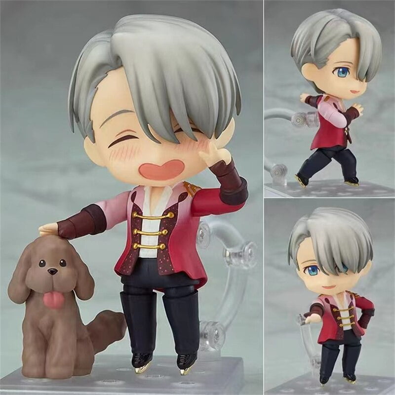 100% Original:YURI!!! on ICE Victor Nikiforov #741 Q version figma