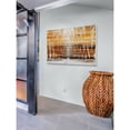 thumbnail image 4 of Parvez Taj  - Orange Striped Sky Painting Print on White Wood 36 x 24, 4 of 5