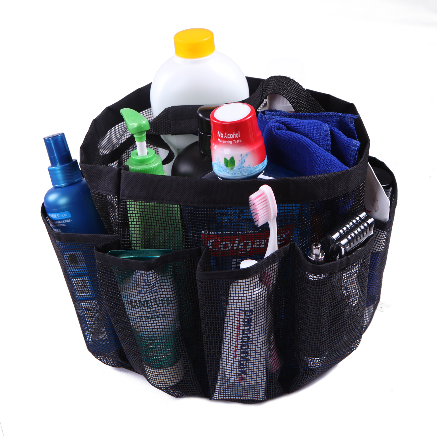 HDE Mesh Shower Bag Caddy Bath Organizer Black - image 3 of 4
