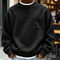 thumbnail image 4 of Mineart Men's Crewneck Sweatshirt Long Sleeve Fall Oversized Pullover Tops Loose Fit Athletic Comfy Basic Shirts, 4 of 7