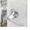 thumbnail image 3 of Cerradura Chapa Manija Para Puerta Recamara O Principal Baño Xtellar plateado, 3 of 4