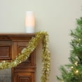 thumbnail image 3 of 50' Shiny Gold Festive Christmas Foil Tinsel Garland - Unlit - 8 Ply, 3 of 3