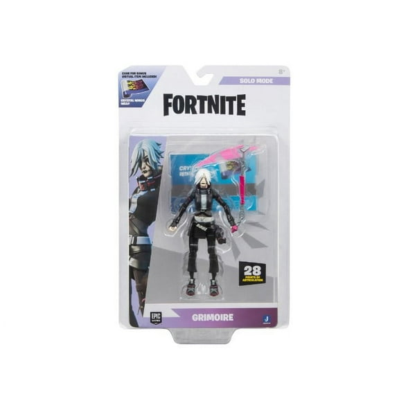 Fortnite Grimoire Solo Mode - 4-Inch Articulated Figure with Forsaken Strike Accessory and Code for Bonus Virtual Item