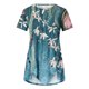 thumbnail image 4 of Moda Casual Sexy Impreso Posición Imprimir Irregular Dobladillo Botón Manga corta Camiseta Top Blusa Pompotops hfajkhk140358, 4 of 5
