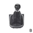 thumbnail image 4 of Car 5/6 Speed Gear Knob Lever Stick Gaiter Boot Cover New U0, 4 of 7