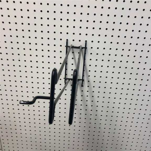 16 in. Powder Coated Black Double Arm Broom Hook