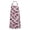 Pioneer Flower Floral, variant on Pioneer Flower Floral Print Pattern Apron for Women and Men, Cotton Linen Waterproof with Pockets, Adjustable, 33x27 Inch for Kitchen, Gardening, BBQ, Salon