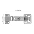 thumbnail image 4 of HEALEEP Cabinet Hinge Soft Close Cold Rolled Steel Silver 1Pack, 4 of 8