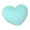 green, variant on Heart Plush Cushion Seat Pillow Waist Support Pillow Charming Heart Design for Office Chair Auto Car Seat Decor