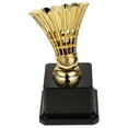 thumbnail image 7 of OULII Golden Plastic Badminton Trophy Award Display for Ceremonies and Sports Events - 1 Piece Commemorative Prize, 7 of 7