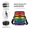 thumbnail image 7 of Chririnla Crossbody Bags for Hiking, 2 Layers Lightweight Crossbody Purse for Women Rainbow Pride Stripes Shoulder Purse, 7 of 7
