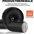thumbnail image 3 of 75mm Car Heater Hose, T-tube Kit Accessories (black), 3 of 5