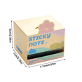thumbnail image 2 of Cute Flower Sticky Note, 105 Sheets Transparent Self Stick Memo Sheets, Shimmering Notepads For Student Supplies & Gift Options, 2 of 5