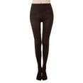 thumbnail image 2 of Femmes Pantalons Femmes Couleur Pure Élasticité Exercice Fitness Uniforme Pantalons Café XS, 2 of 4